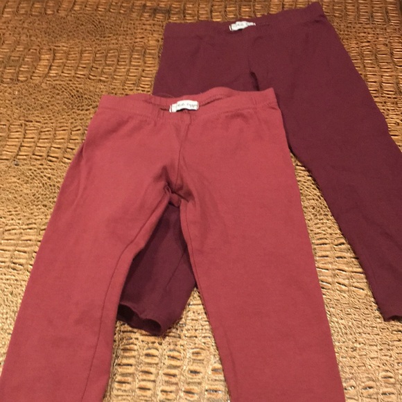 2 pairs leggings size 4t - Picture 1 of 4